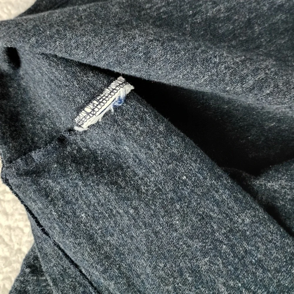 Polo Ralph Lauren T-Shirt Mens Medium Blue Heathered Long Sleeve Pony Logo‎